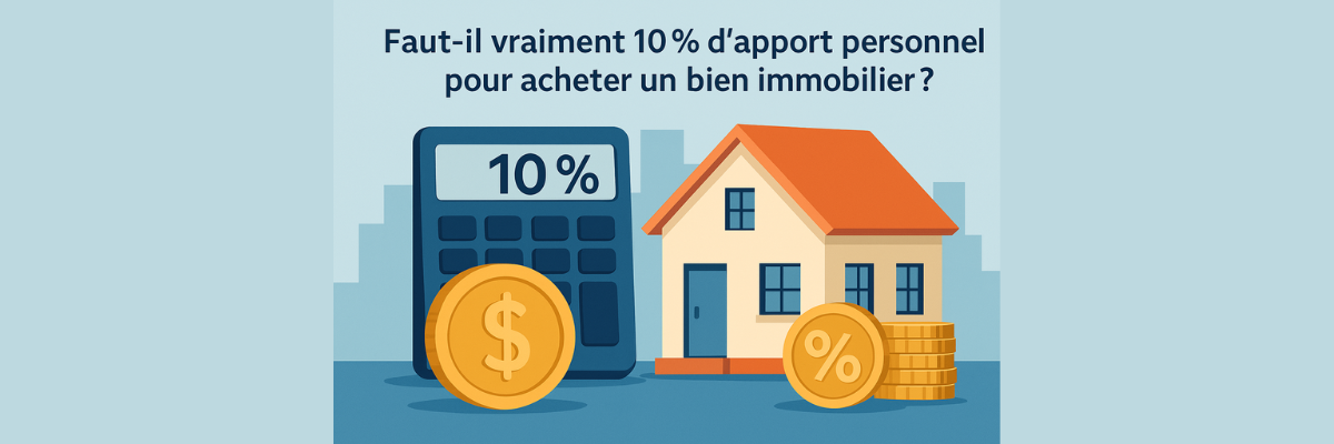 🏡 Faut-il vraiment 10 % d’apport personnel pour acheter un bien immobilier ?