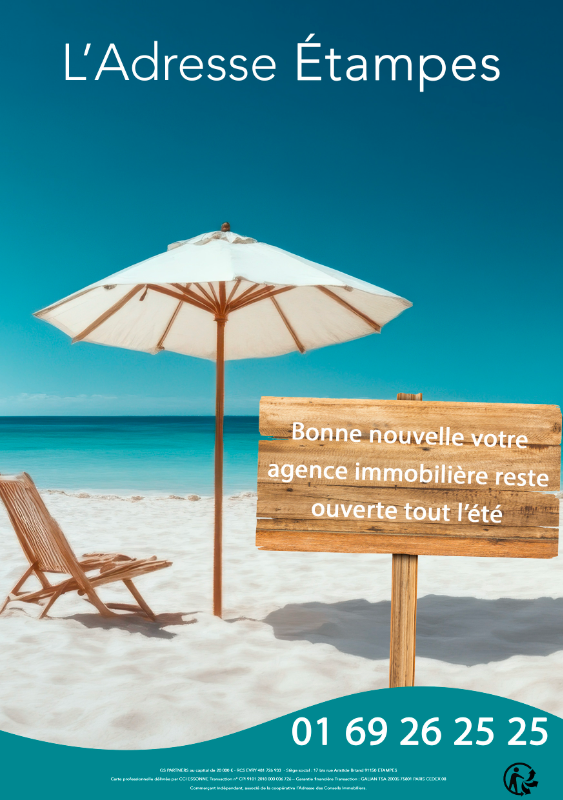 ☀️ Votre agence L'Adresse reste ouverte tout l'été ! 🏡