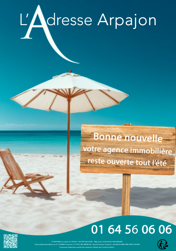 ☀️ Votre agence L'Adresse reste ouverte tout l'été ! 🏡
